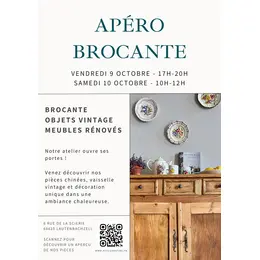 Brocante à l'atelier