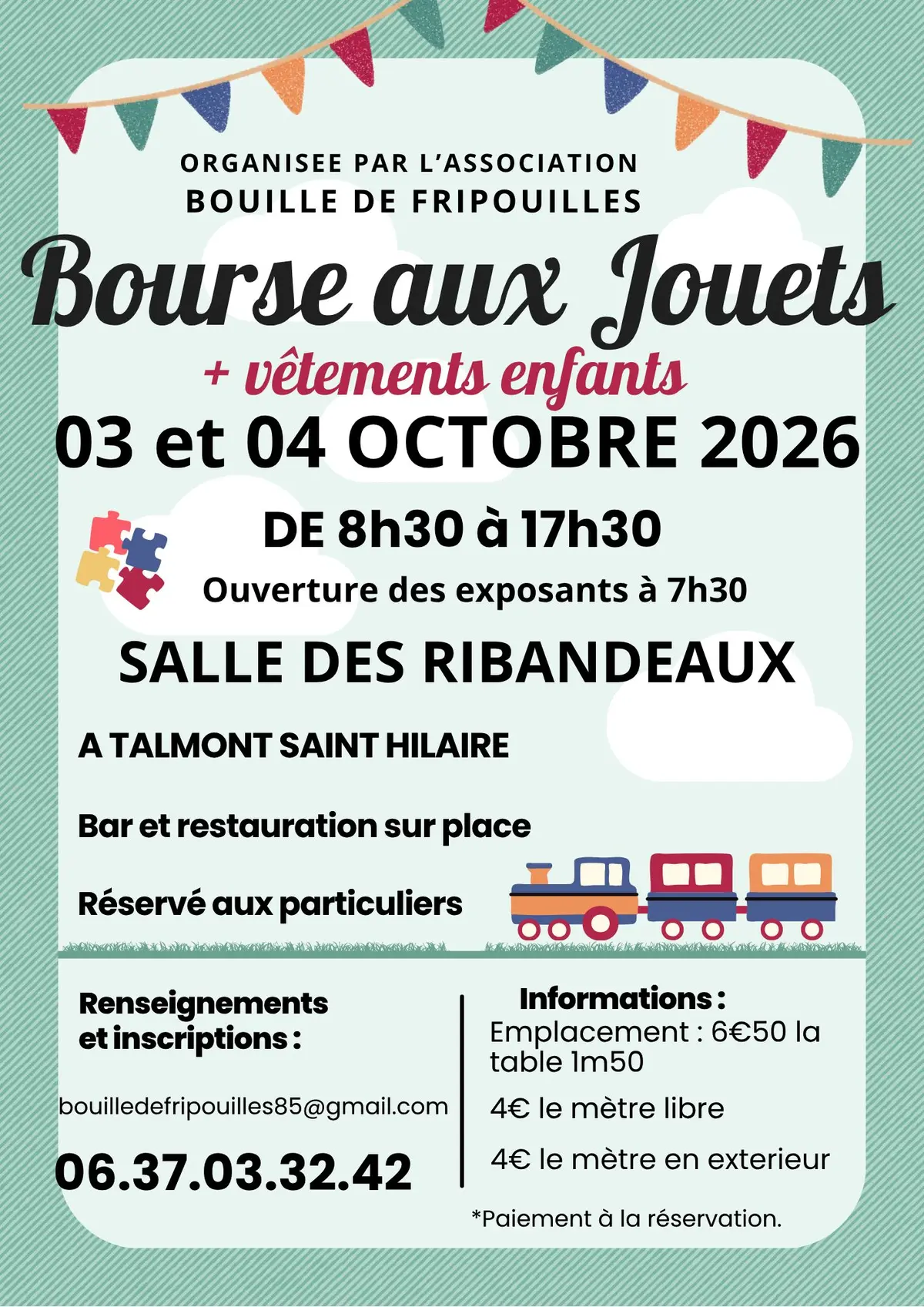 Bourse aux jouets & vêtements