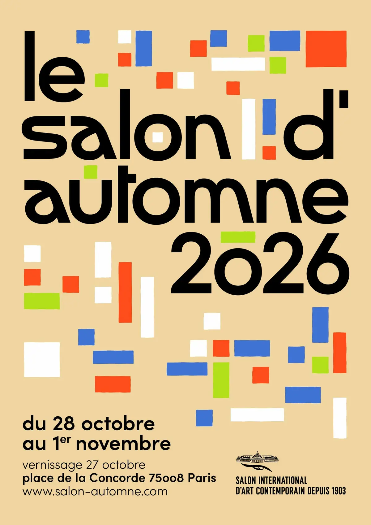 Art contemporain : 123ème Salon d'Automne, Place de la Concorde à Paris