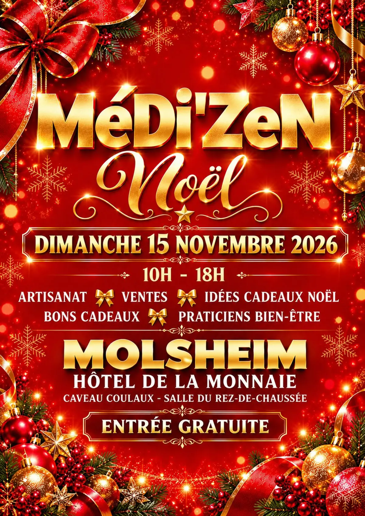 Marché de Noël MéDi'ZeN Molsheim