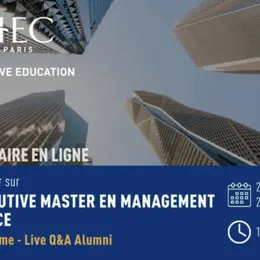 Webinaire : L'executive Master en Management Finance