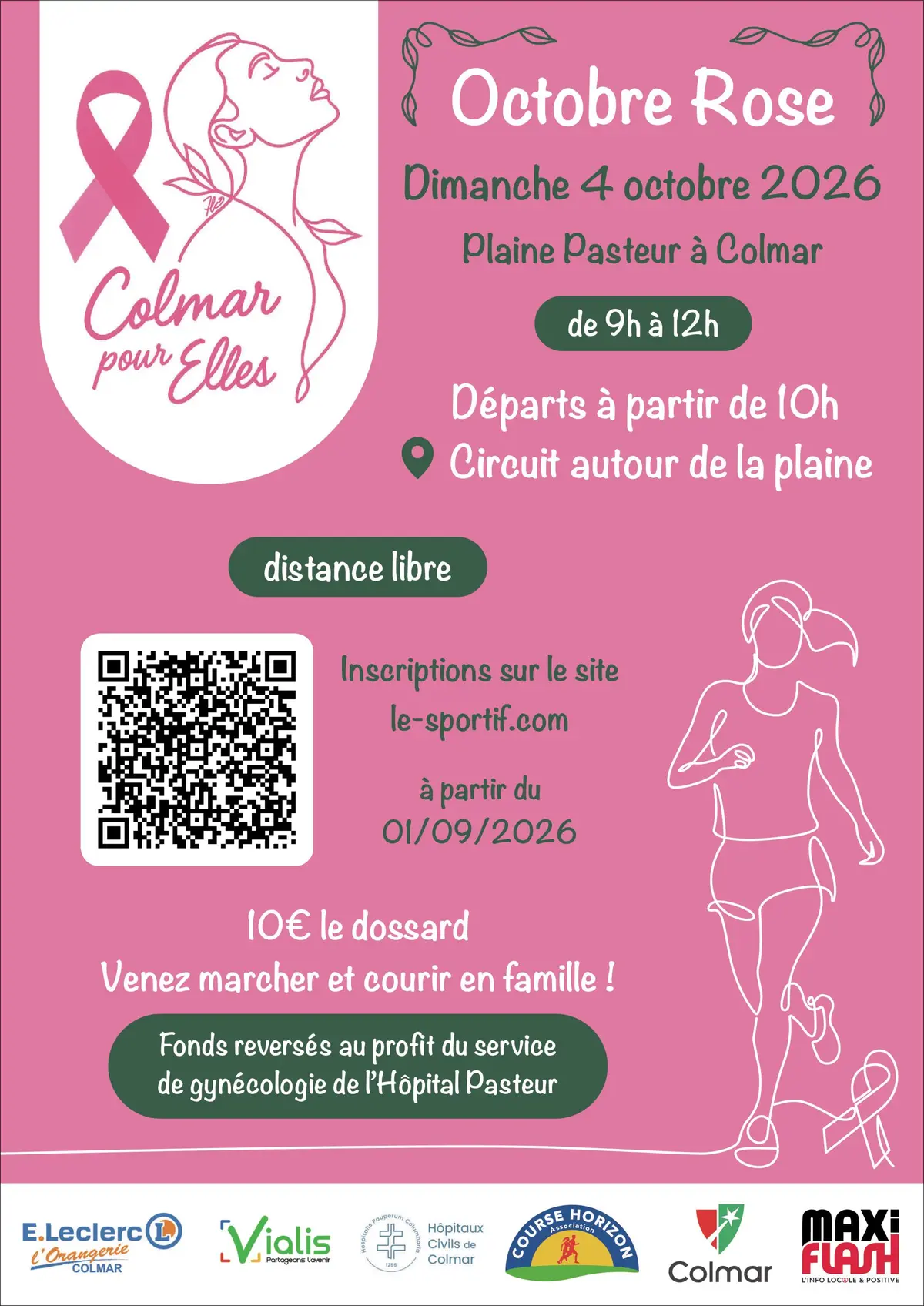 Course solidaires Colmar pour Elles - Octobre Rose 2026