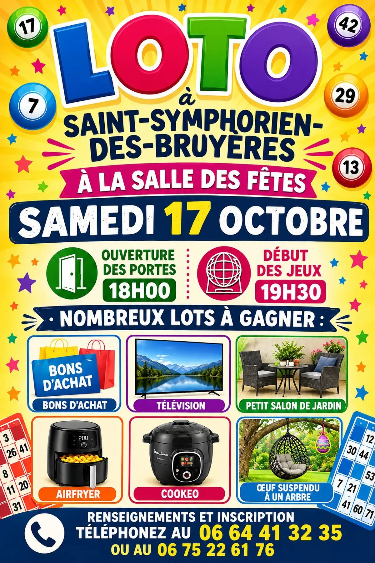 loto du comite des fetes