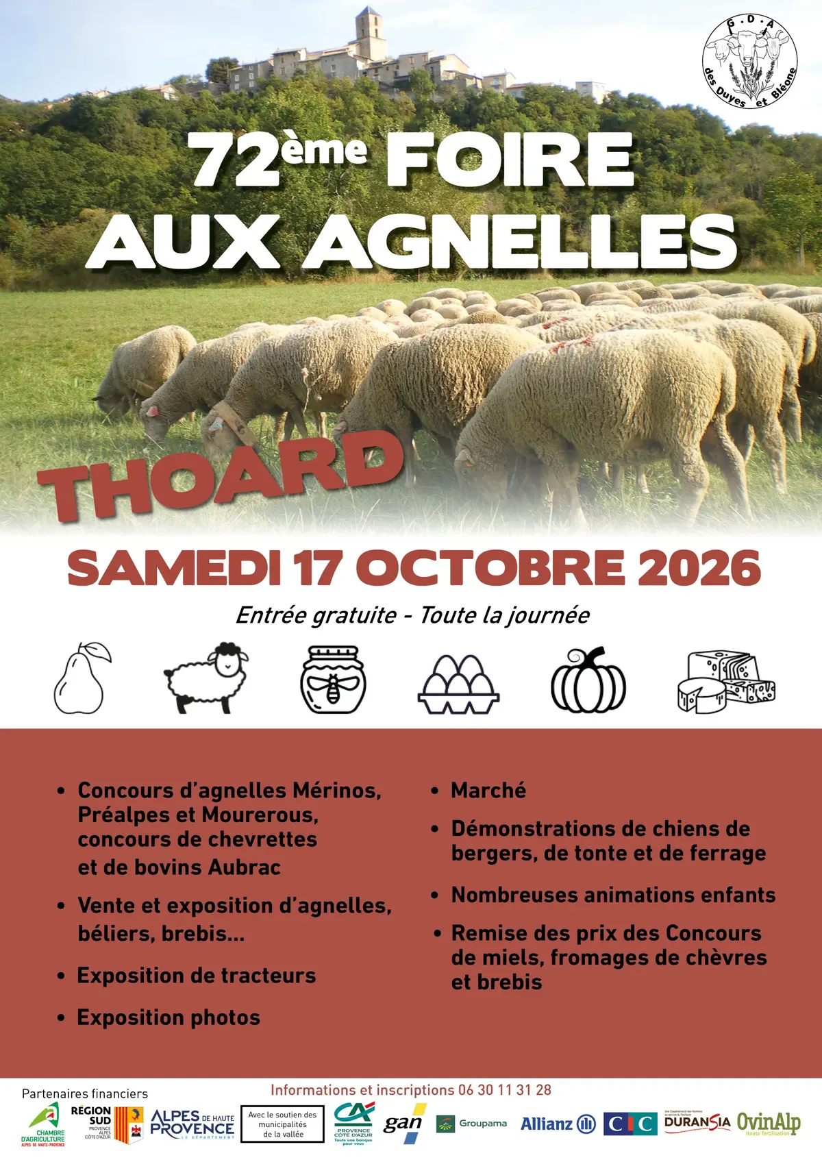 Foire aux agnelles de Thoard 