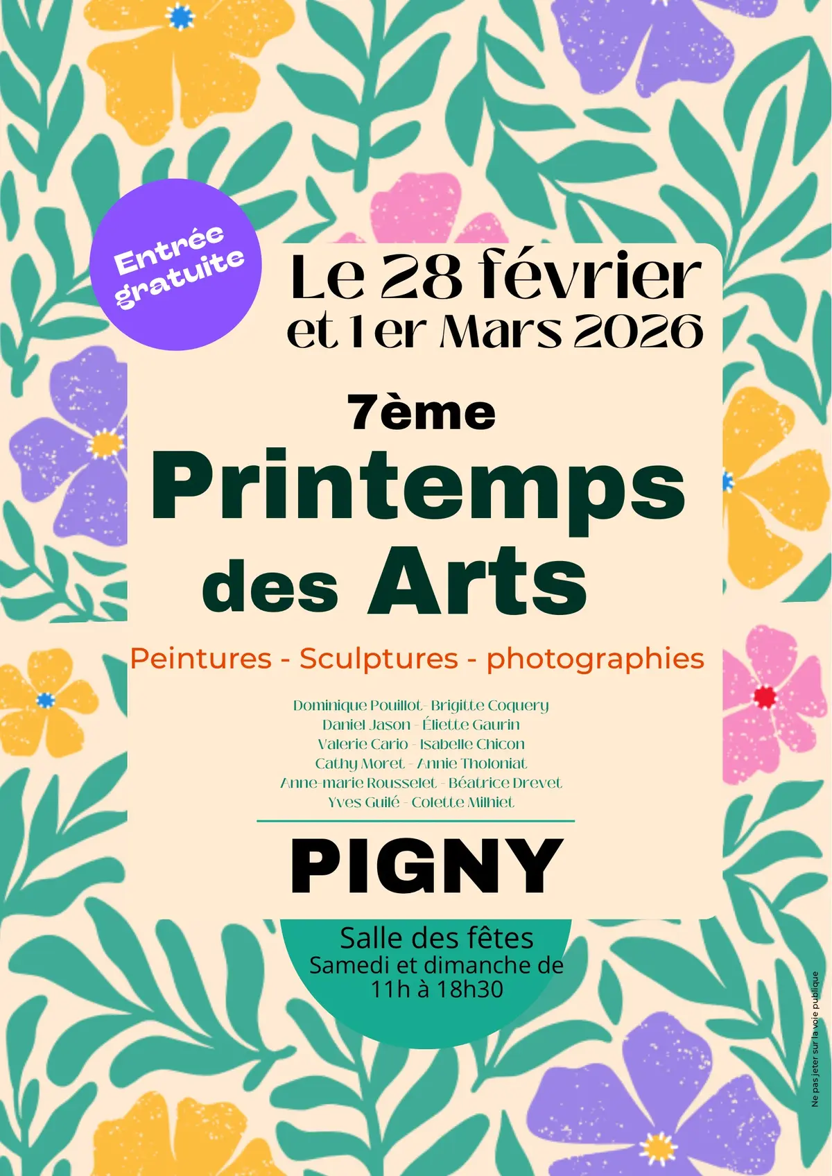 7ème Printemps des Arts