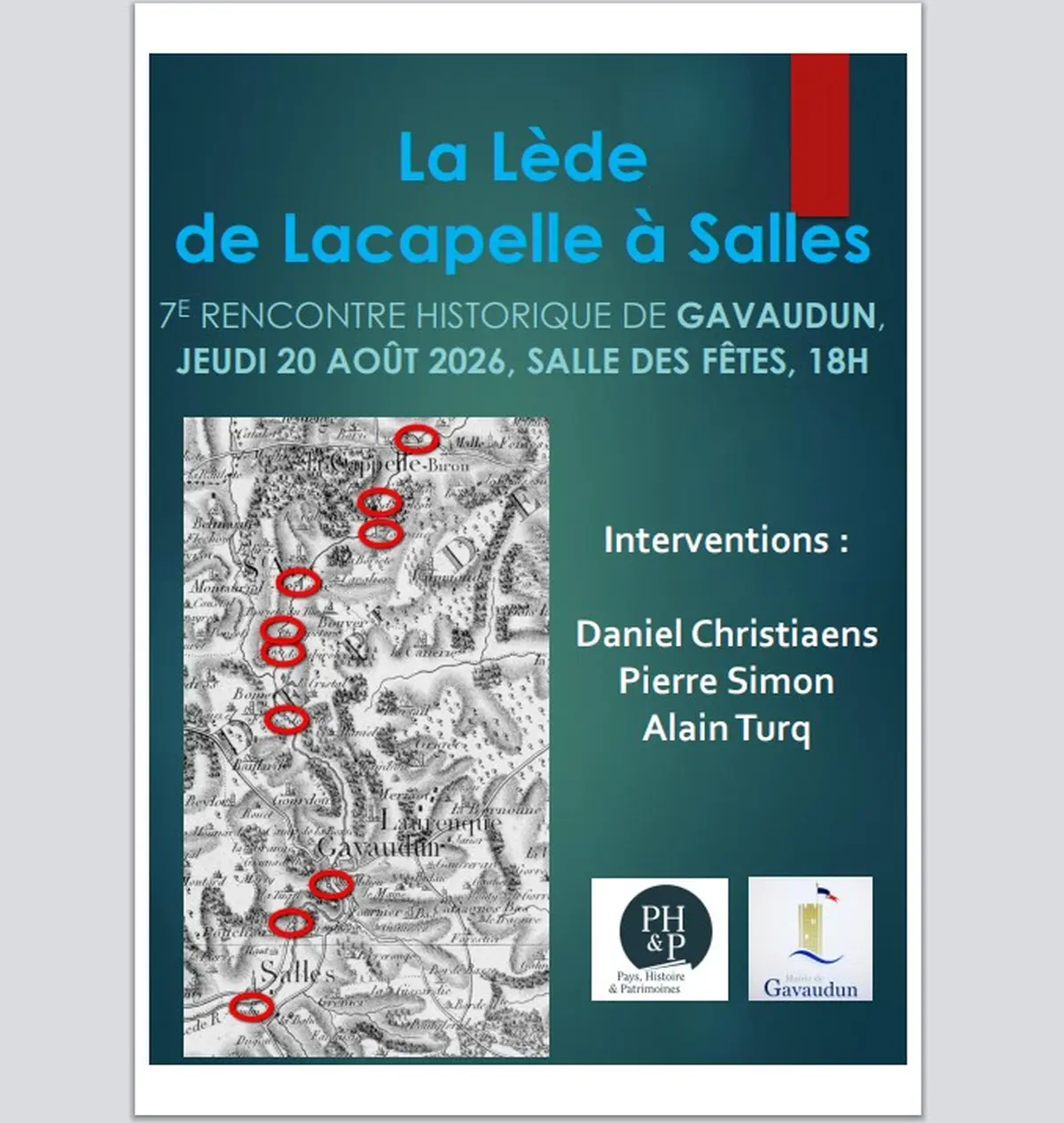 7ème rencontre historique de Gavaudun - La Lède de Lacapelle à Salles