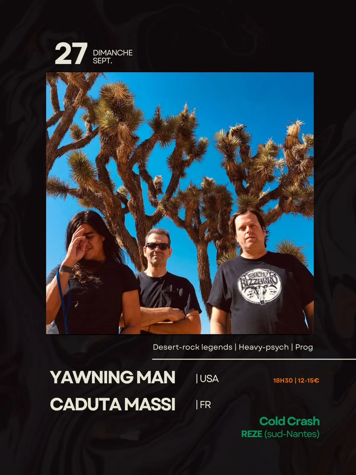 YAWNING MAN (usa) .CADUTA MASSI | Desert-rock legends/Heavy-psych/Prog/Post-rock