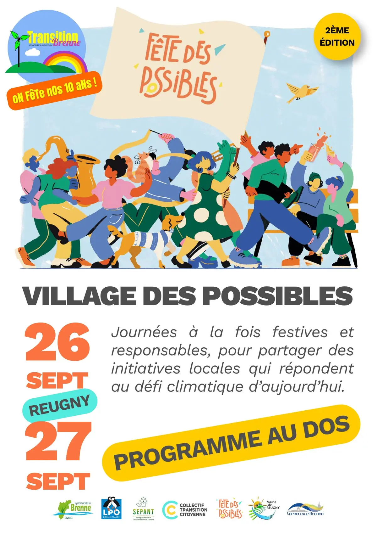 Fête des possibles & Ciné plein air le samedi  + Déjeuner partager le dimanche