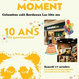 Columbus Café Bordeaux Lac fête ses 10 ans !