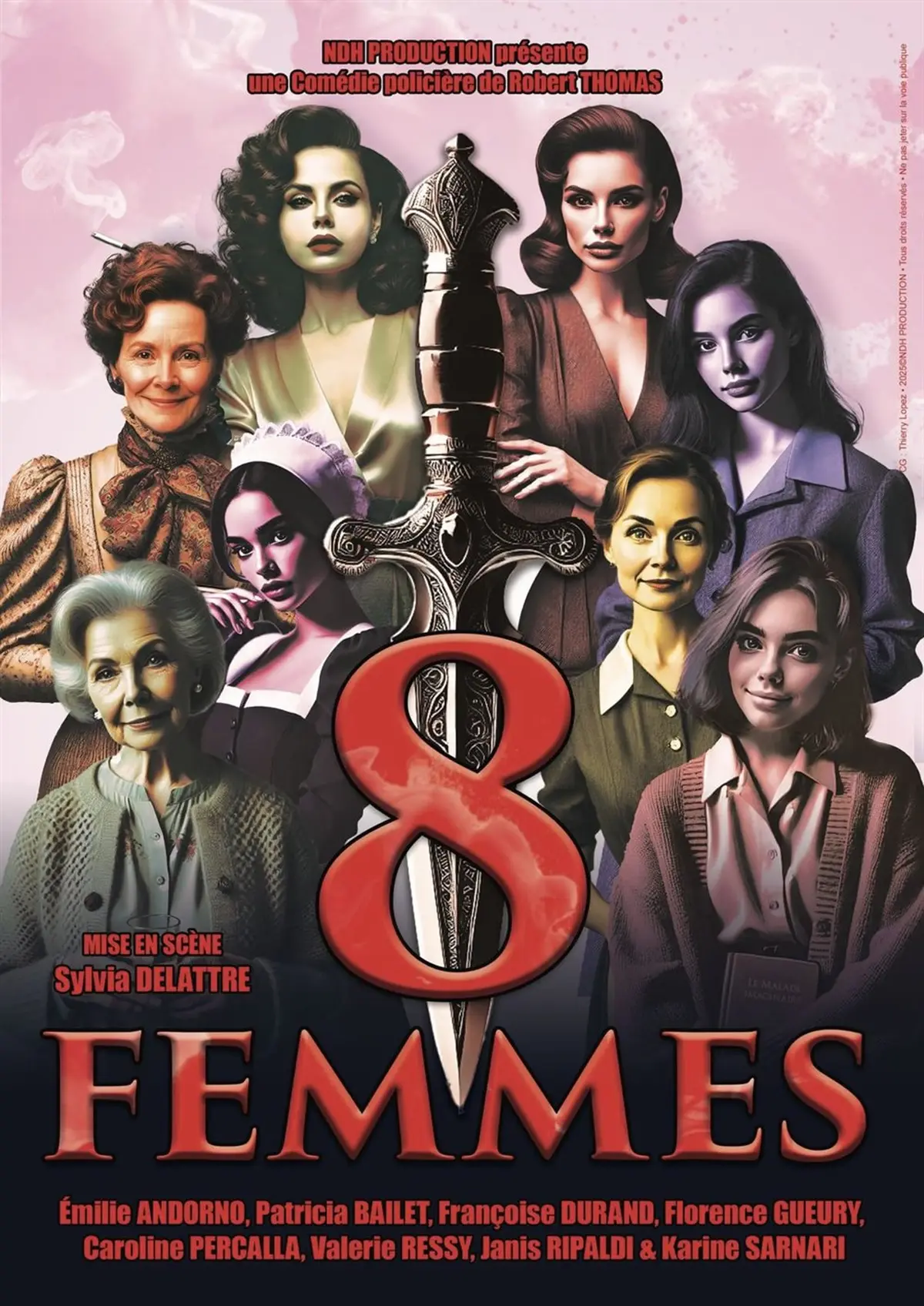 8 femmes