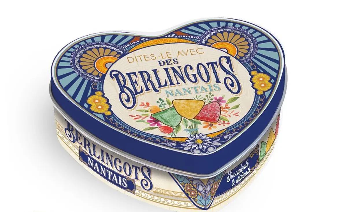 Bo&icirc;te c&oelig;ur de berlingots nantais