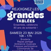 80 ans du secours catholique - Les grandes tablées