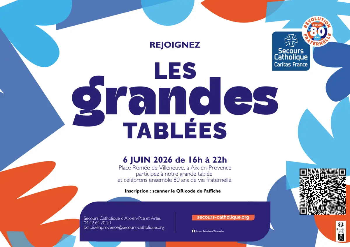 80 ans du Secours Catholique - Les Grandes Tablées