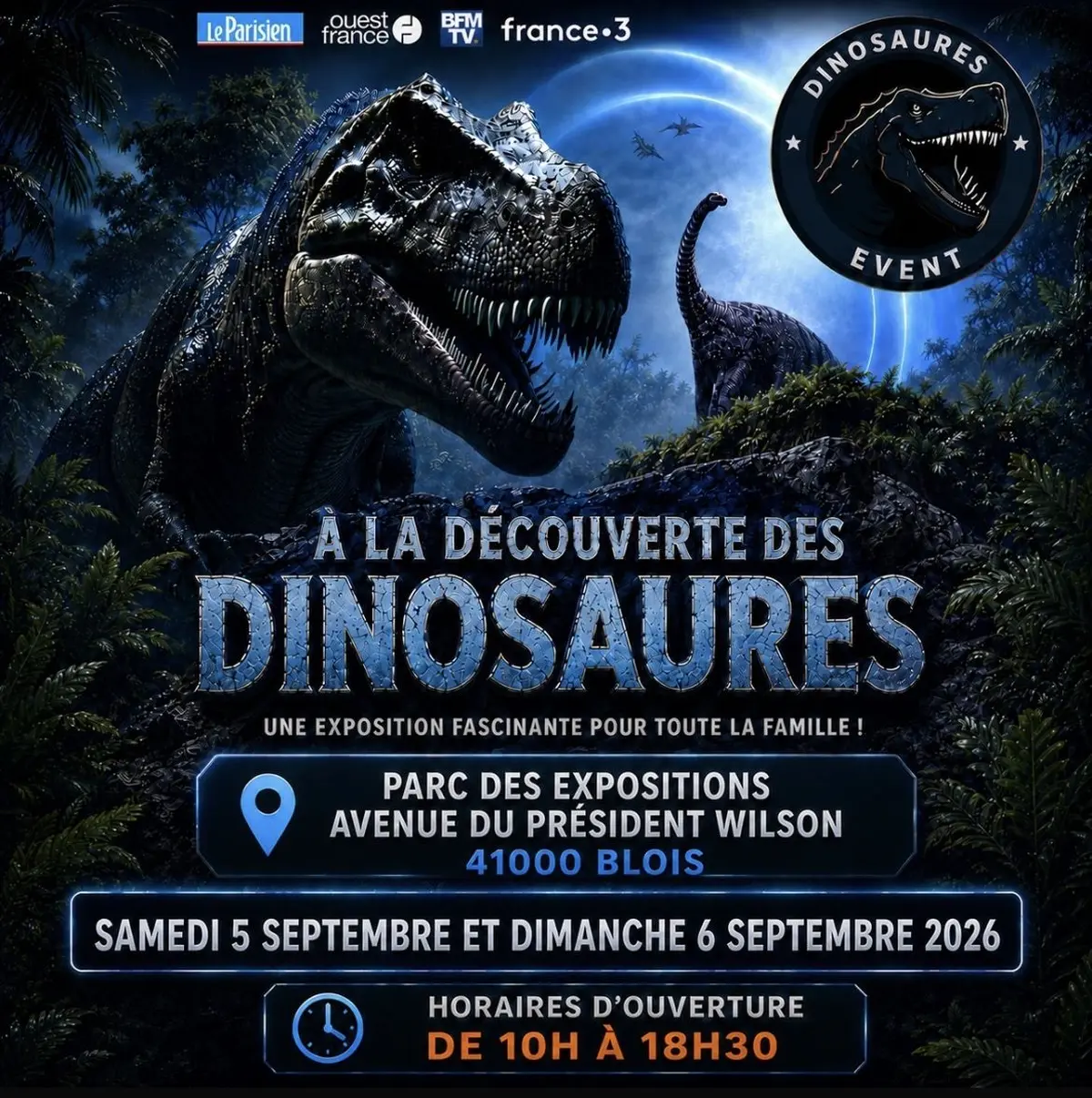 Exposition de dinosaures 