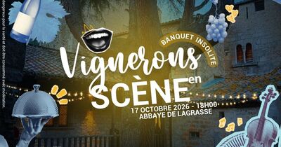 Ves 2026 - Le Banquet Insolite - Vignerons En Sc&egrave;ne &agrave; Lagrasse