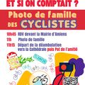 Photo de famille des cyclistes ami&eacute;nois et samariens &laquo; Et si on comptait ? &raquo;