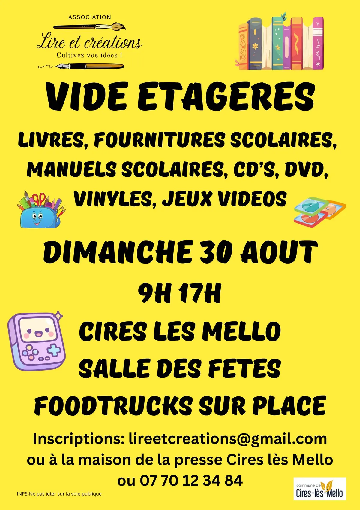 Vide &eacute;tag&egrave;res