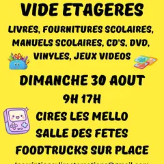 Vide étagères
