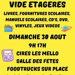 Vide étagères