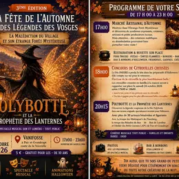 3e Edition de la Fête de l'Automne et des Légendes des Vosges - à Vanifosse