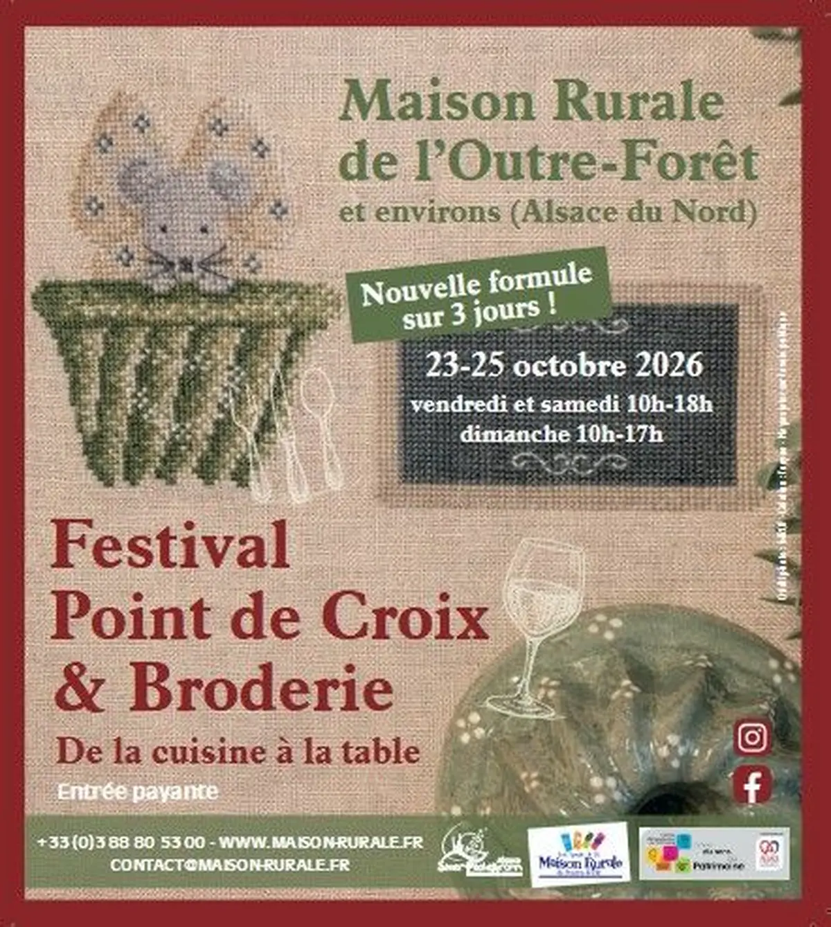 21e Festival Point de Croix et Broderie