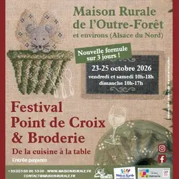 21e Festival Point de Croix et Broderie