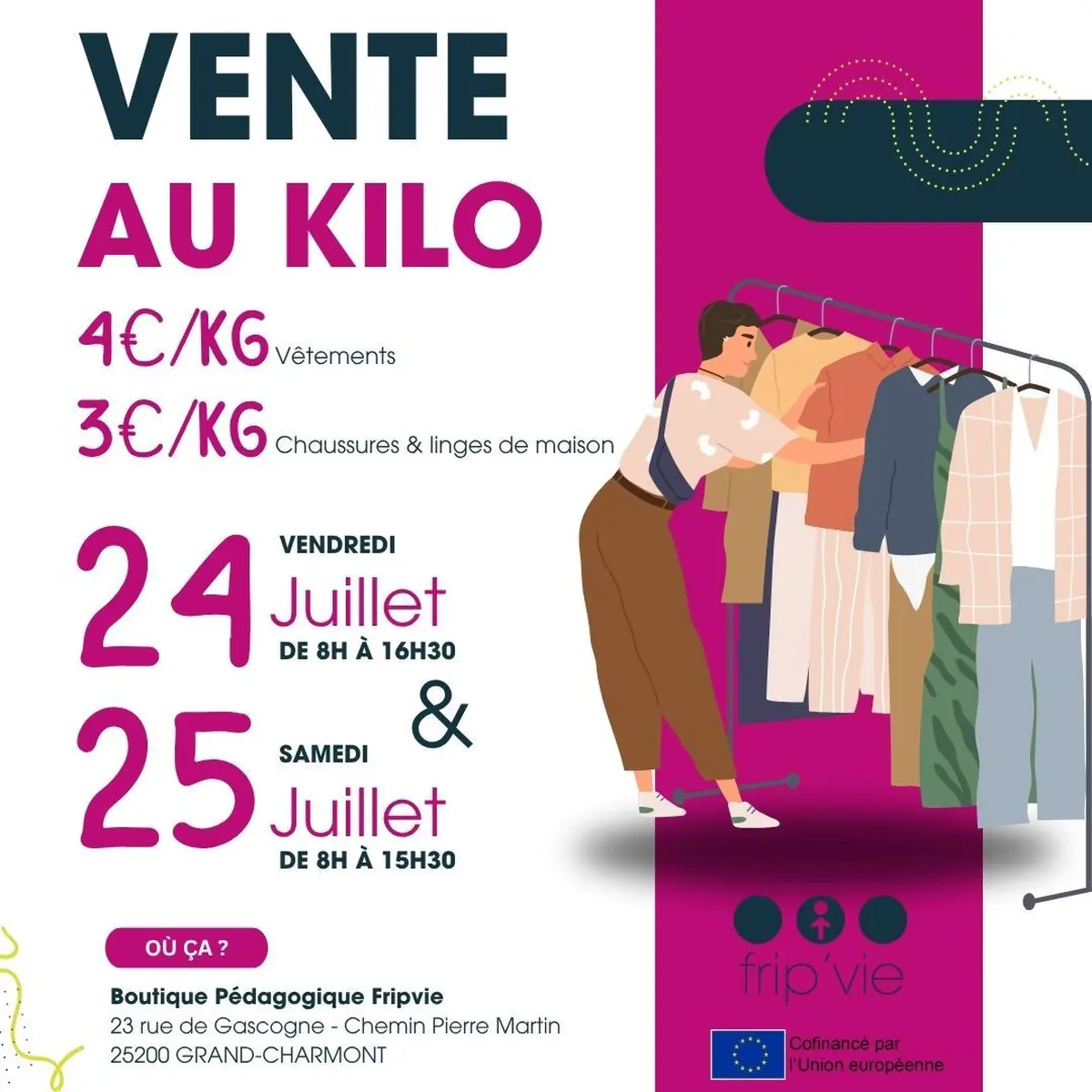 Vente au kilo exceptionnelle
