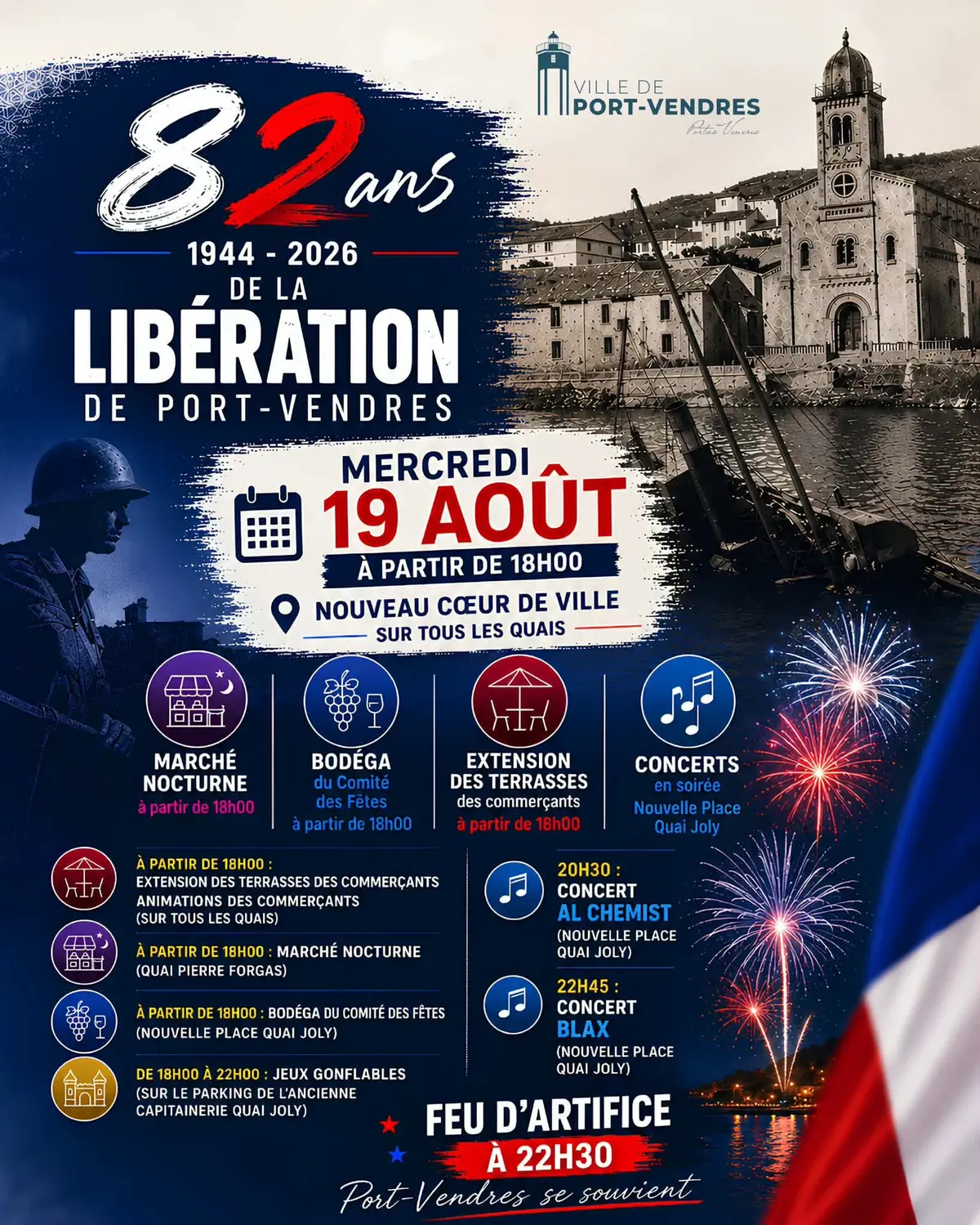 82 Ans De La Libération De Port-Vendres