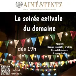 La soirée estivale au Domaine Aimé Stentz