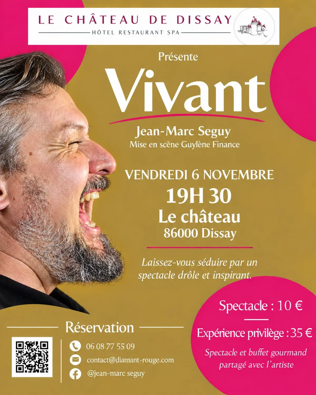Vivant au Château de Dissay