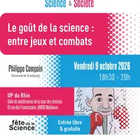 Conférence Science et Société - Le goût de la science : entre jeux et combats &copy; Sarah Journée