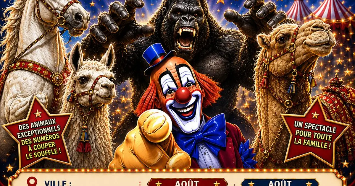 Spectacle du Cirque Italiano 1h30