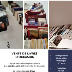 Vente de livres d'occasion