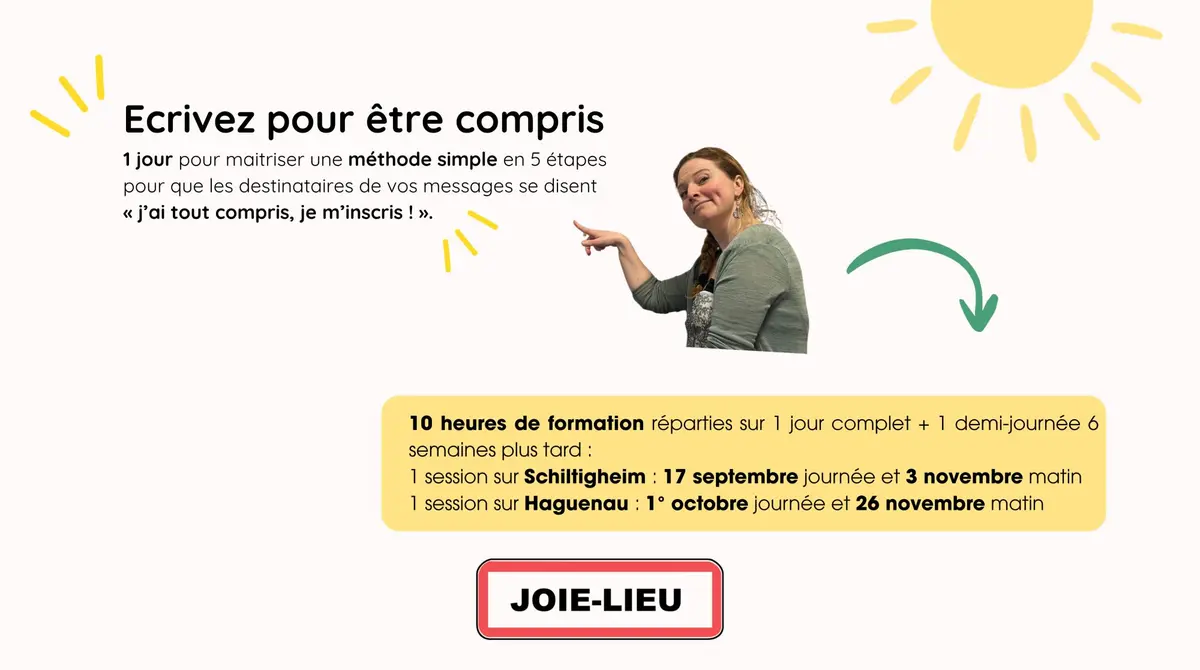 Ecrivez pour être compris - formation au français simplifié - Haguenau