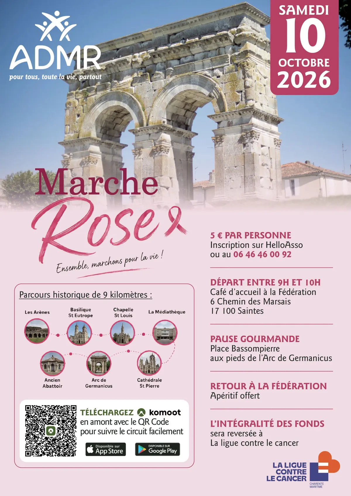 Marche Octobre Rose ADMR