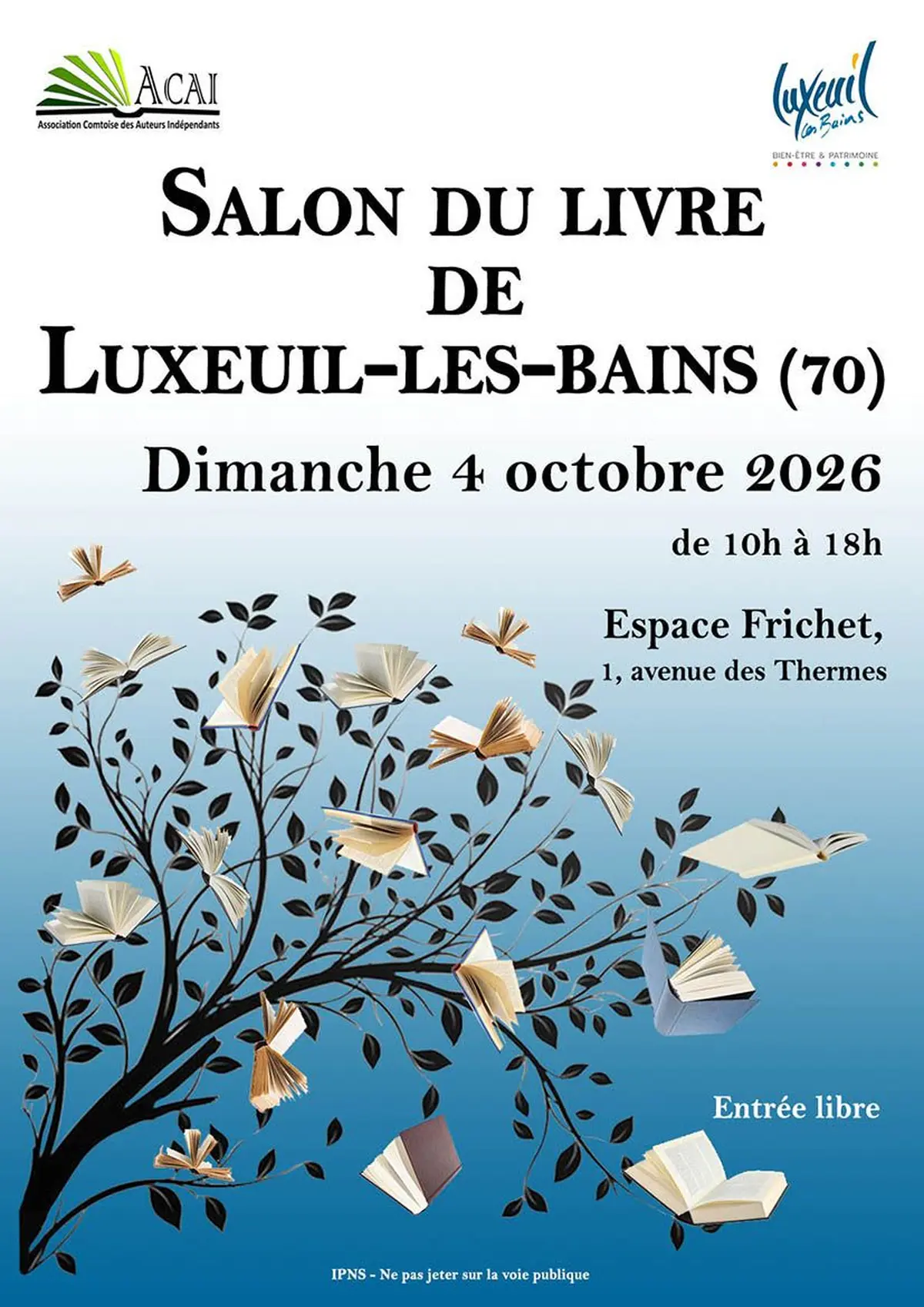 Salon du Livre de Luxeuil-les-Bains (70)