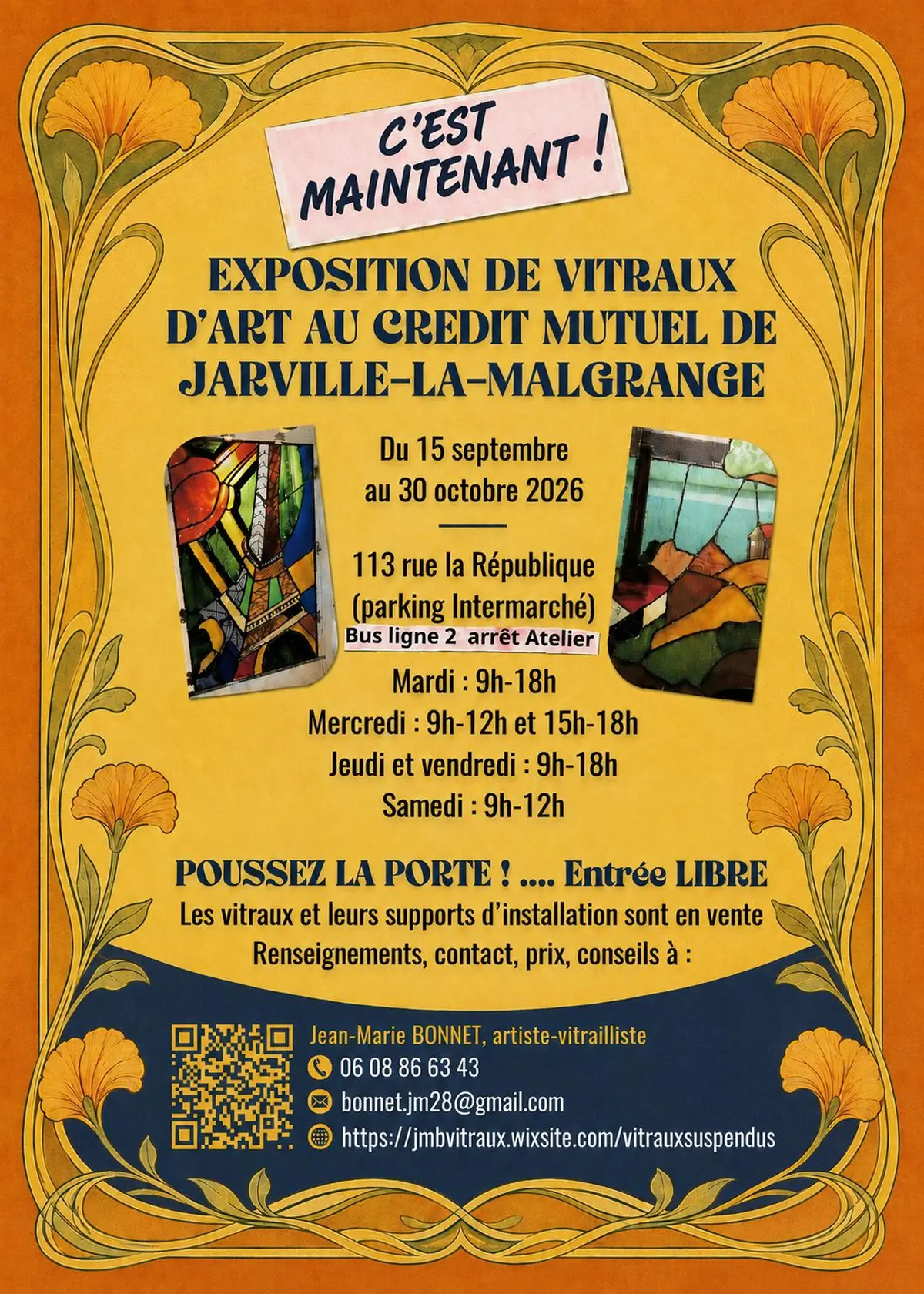 Super EXPOSITION de Vitraux d'Art