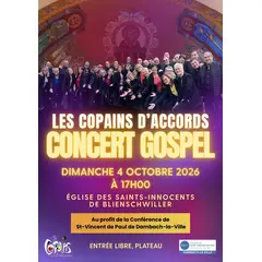 Concert des Copains d'Accords à Blienschwiller