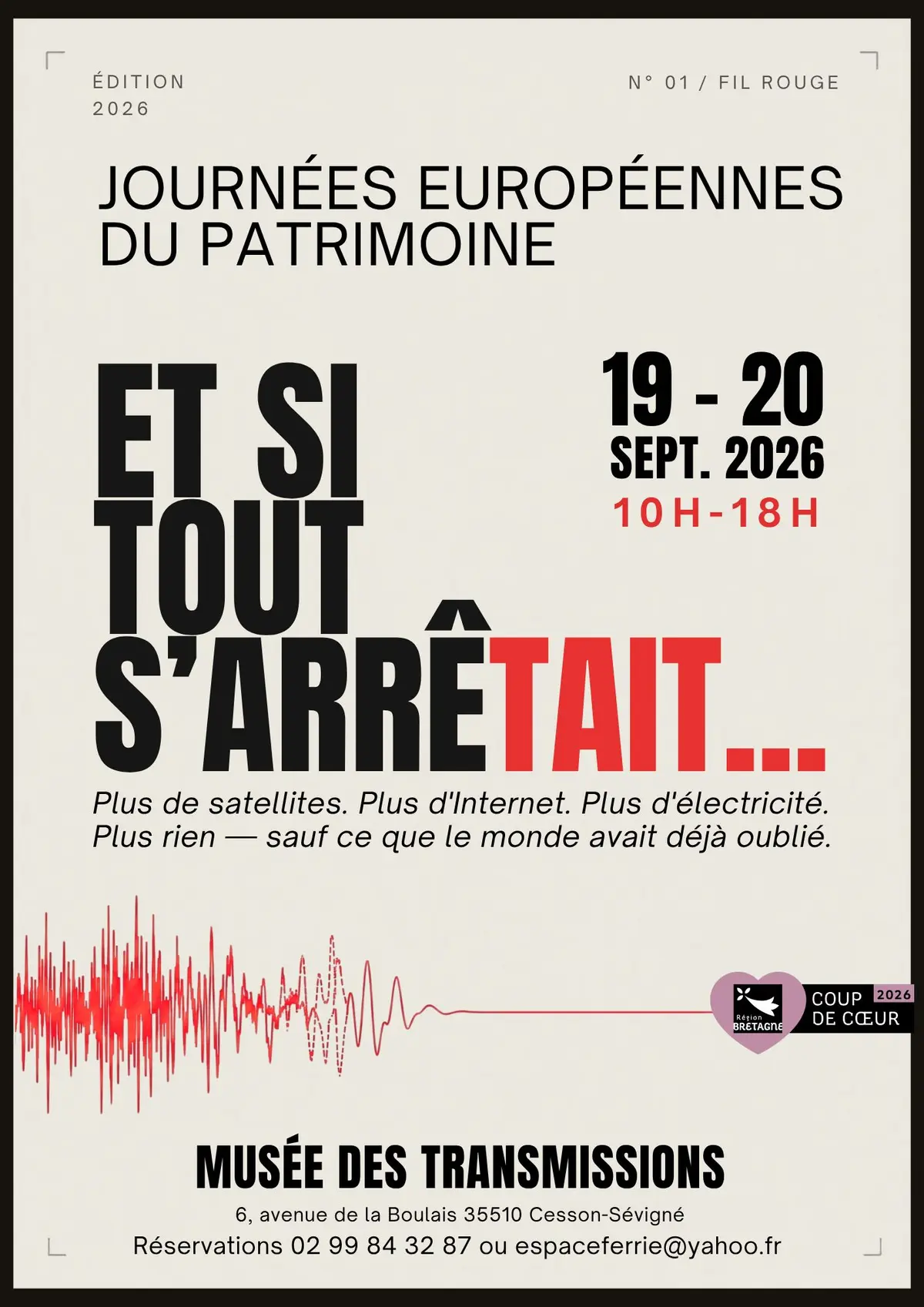Journées européennes du patrimoine 2026 au Musée des Transmissions