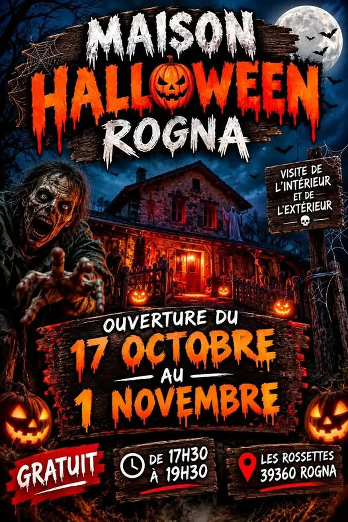 Maison Halloween Jura