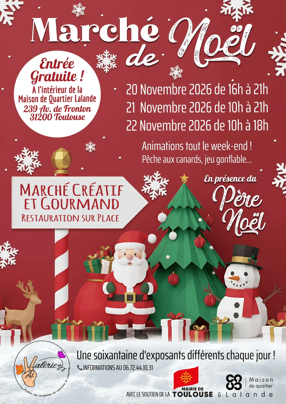 Marché de Noël à Toulouse Lalande