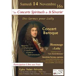 Concert Baroque : Hommage à Lully :  Soprano et Trio baroque