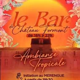 Ambiance Tropicale - Osmose Bar Château Formont - Cours initiation Merengue 
