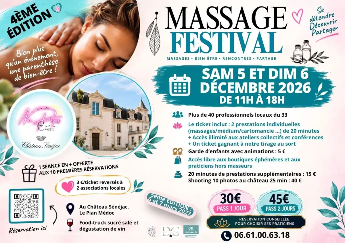 Massage Festival - Château Sénéjac
