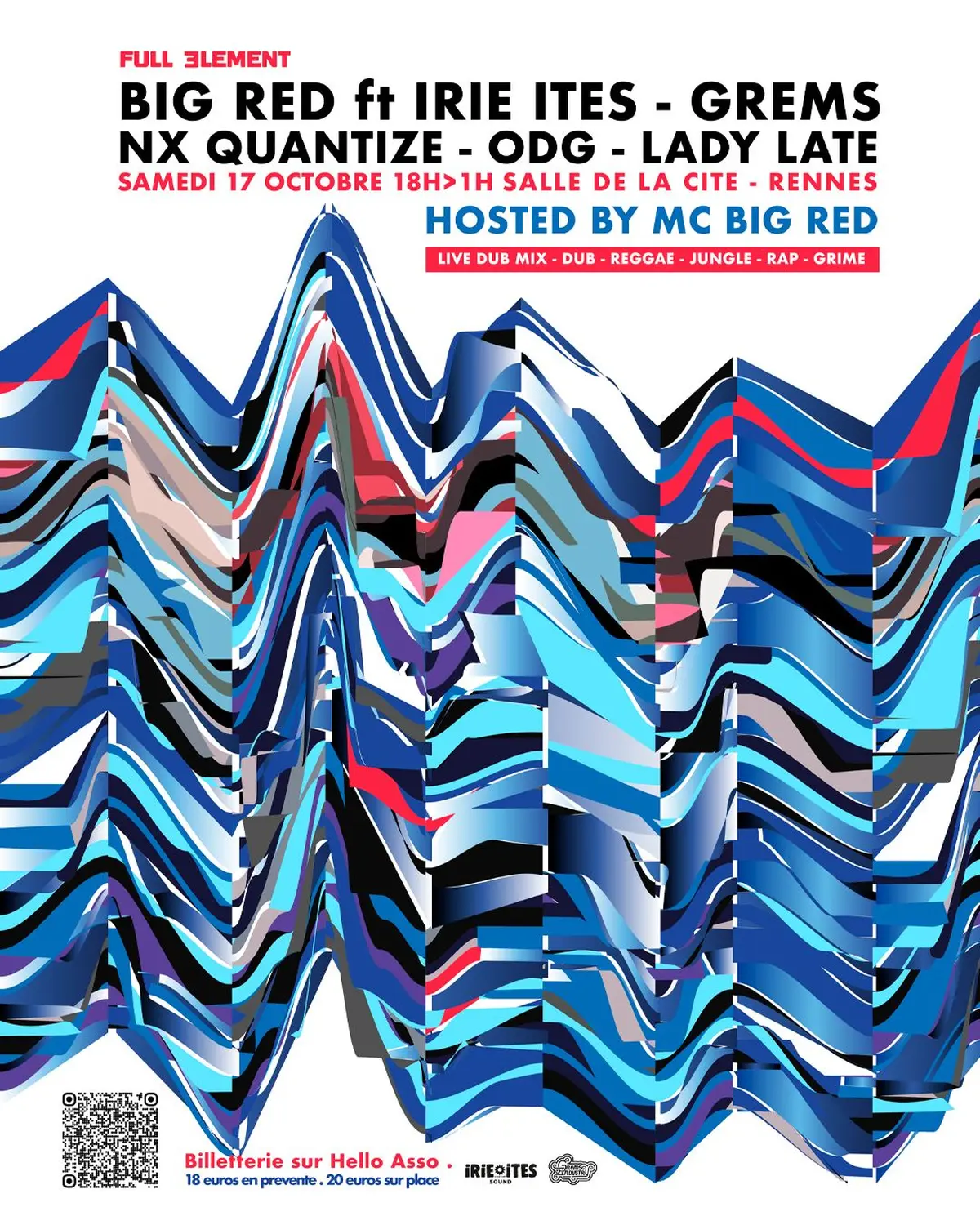 Big red & Irie ites live dub mix / Grems & Nx quantize / ODG / Lady Late 