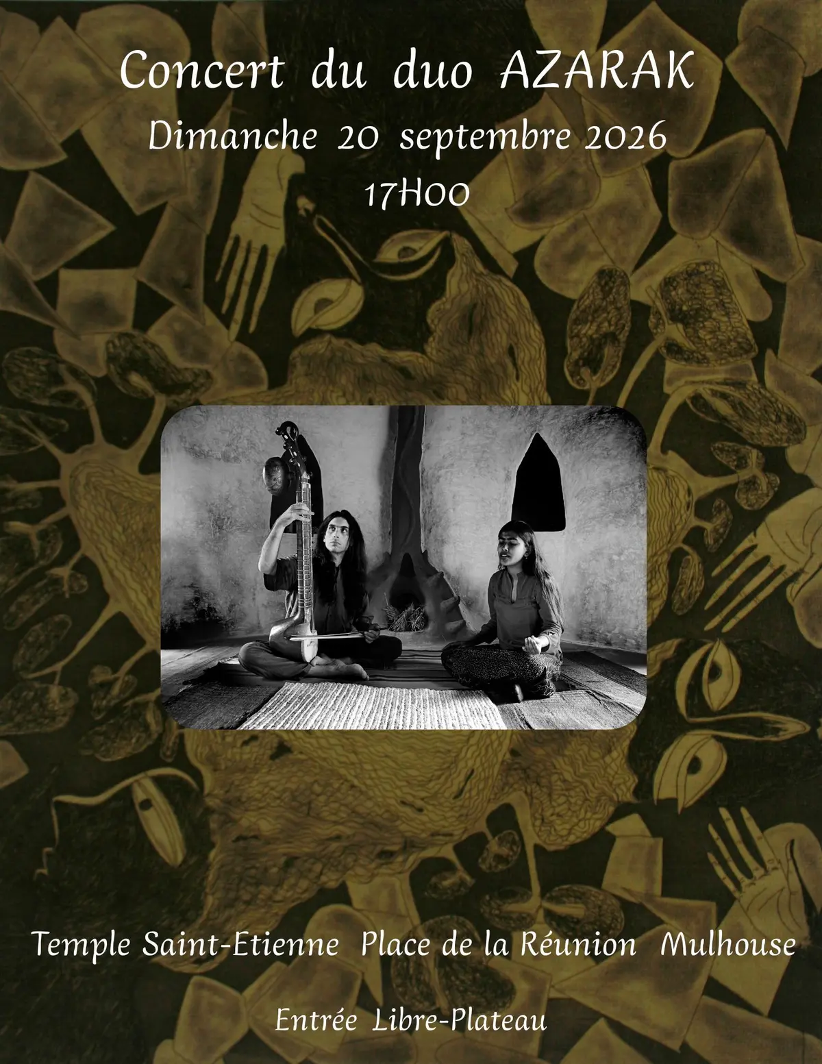 Concert - Par le Duo Azarak - Musique du monde