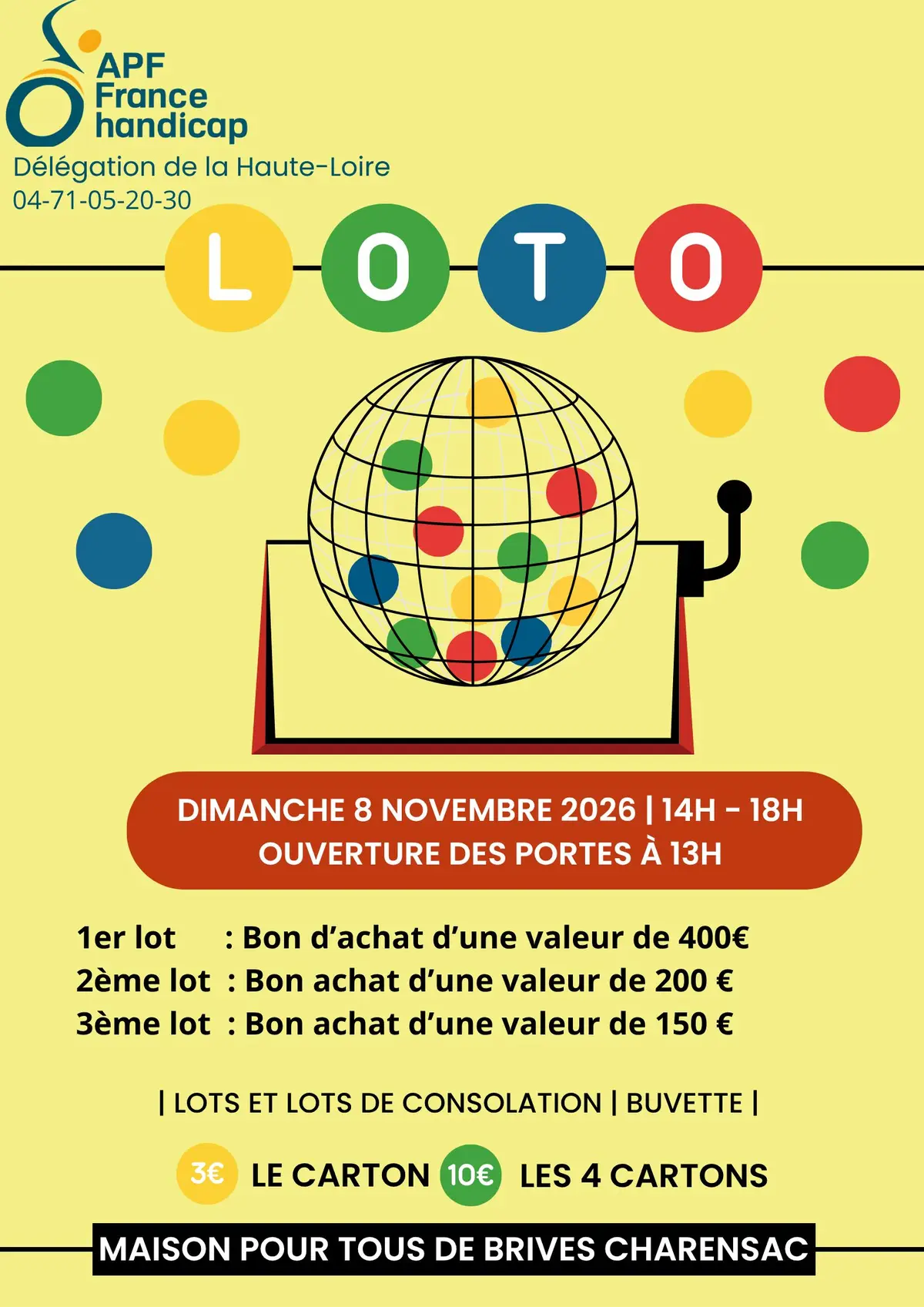 Loto APF France handicap 