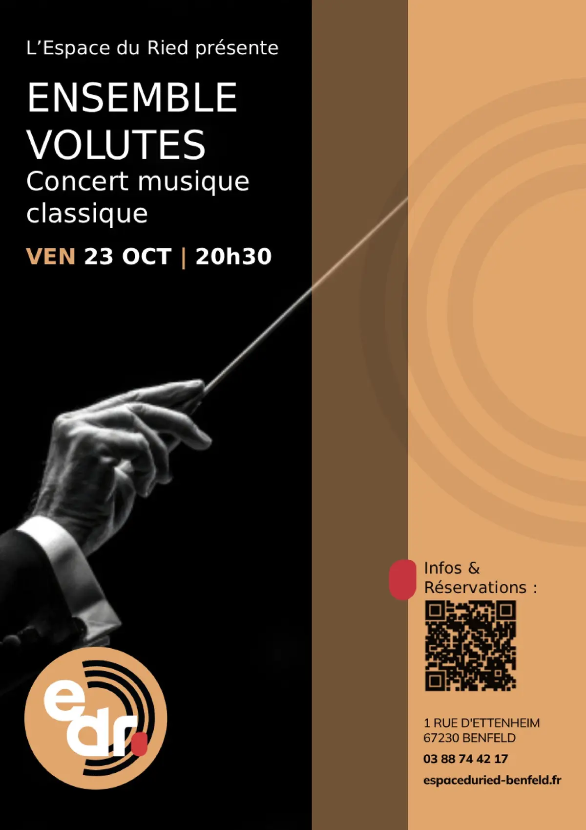 Concert de l'ENSEMBLE VOLUTES à l'Espace du Ried de Benfeld
