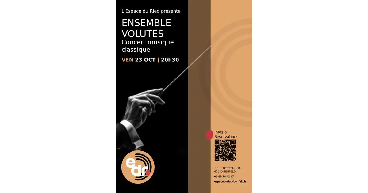 Concert de l'ENSEMBLE VOLUTES à l'Espace du Ried de Benfeld