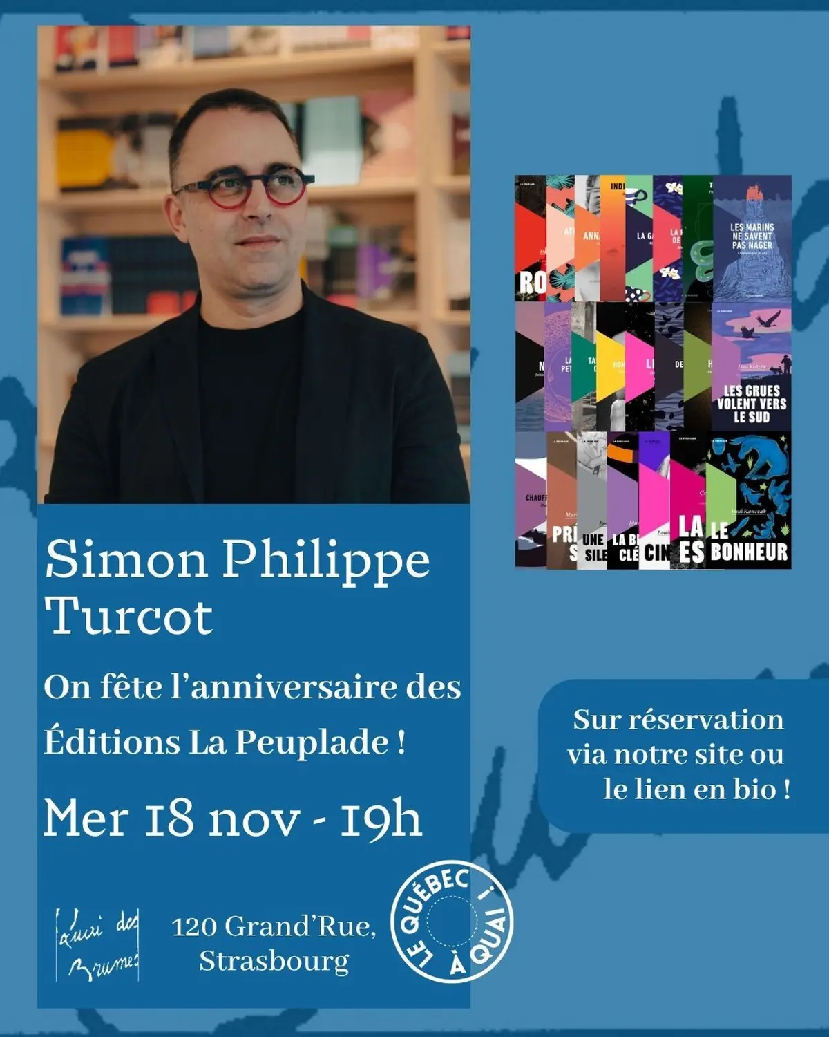 Soirée Anniversaire des EDITIONS LA PEUPLADE